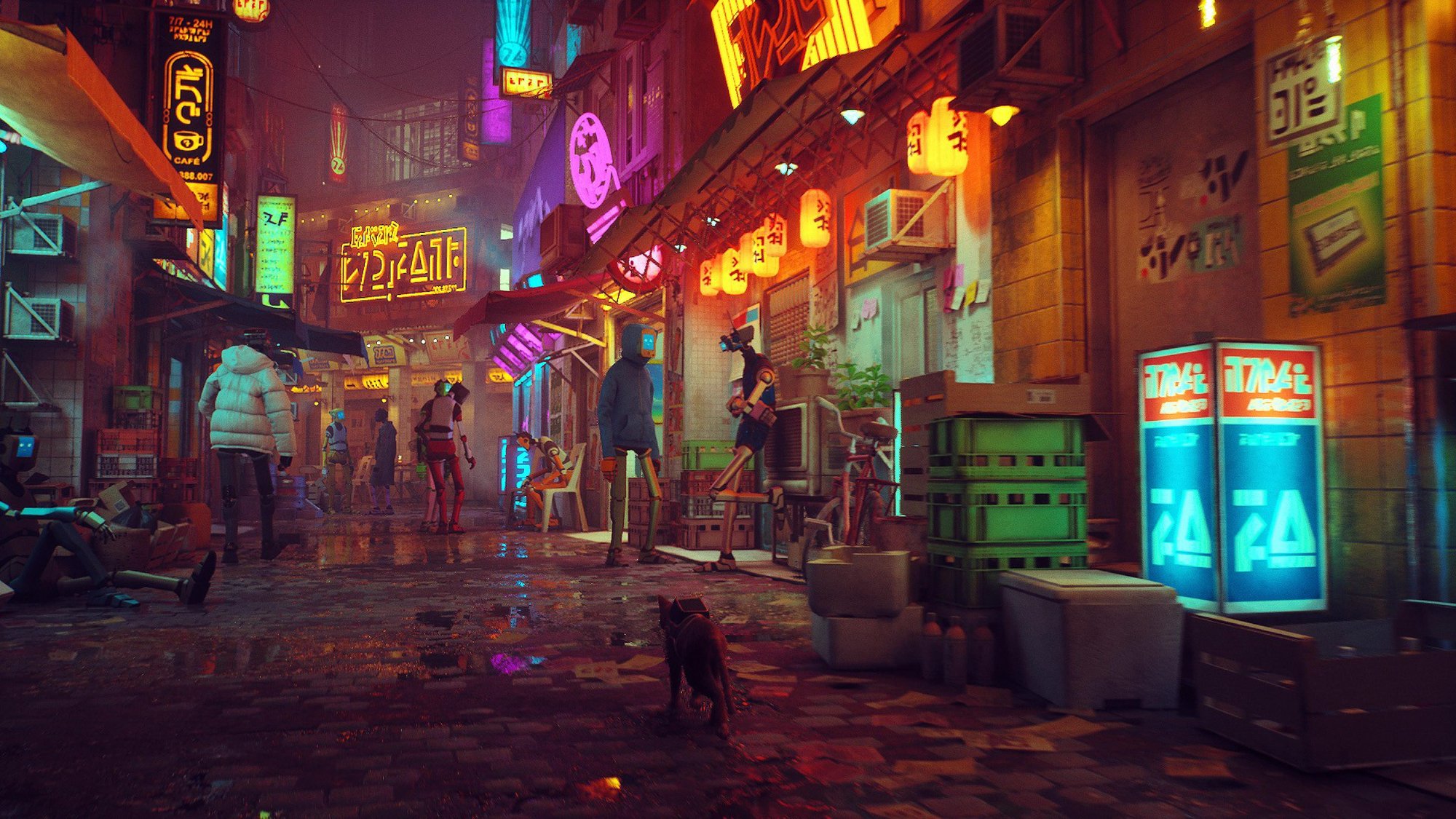 Vivid neon market
